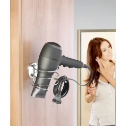 Wenko Haartrocknerhalter Befestigen ohne bohren Turbo-Loc