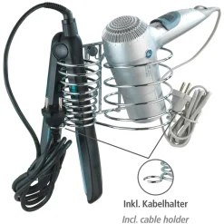 Wenko Haartrocknerhalter und Glätteisenhalter Milano