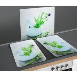 Herdabdeckplatte Kräutergarten 2er Set*Wenko New