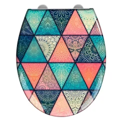 Wenko Premium WC-Sitz Geometry antibakteriell mit Absenkautomatik