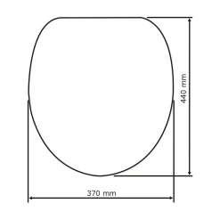 Wenko Premium WC-Sitz Kos Weiß mit Absenkautomatik