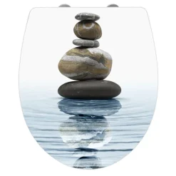 Premium WC-Sitz Meditation antibakteriell mit Absenkautomatik^Wenko Outlet