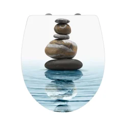 Premium WC-Sitz Meditation antibakteriell mit Absenkautomatik^Wenko Outlet