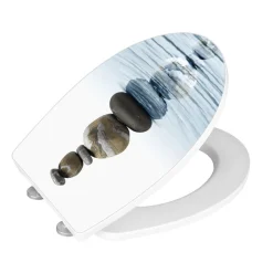 Premium WC-Sitz Meditation antibakteriell mit Absenkautomatik^Wenko Outlet