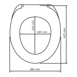 Premium WC-Sitz Meditation antibakteriell mit Absenkautomatik^Wenko Outlet
