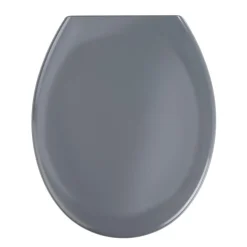 Wenko Premium WC-Sitz Ottana Dunkelgrau antibakteriell mit Absenkautomatik