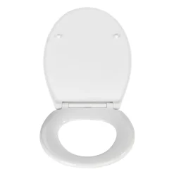 Wenko Premium WC-Sitz Samos Weiß antibakteriell mit Absenkautomatik