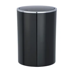 Schwingdeckeleimer Inca schwarz 5 L*Wenko Discount