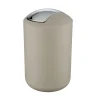 Wenko Schwingdeckeleimer Brasil L taupe 6,5 L