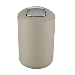 Wenko Schwingdeckeleimer Brasil L taupe 6,5 L