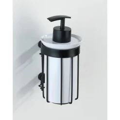 Seifenspender Classic Plus schwarz 185 ml^Wenko Clearance