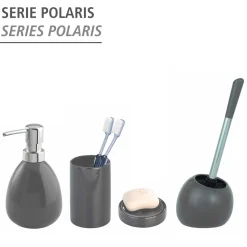 Seifenspender Polaris grau 390 ml*Wenko Hot