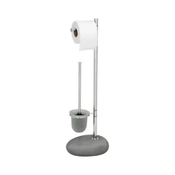 Stand WC-Garnitur Pebble Stone grau*Wenko Online