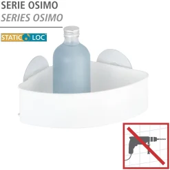 Static-Loc Eckablage Osimo weiß*Wenko Best