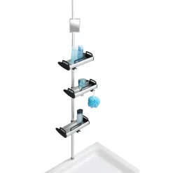 Wenko Teleskop Dusch-Regal Line mit 3 Ablagen