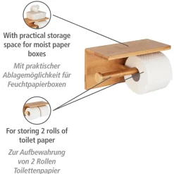 Toilettenpapierhalter Duo Bambusa*Wenko New