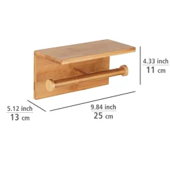 Toilettenpapierhalter Duo Bambusa*Wenko New