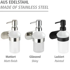 Wenko Turbo-Loc Seifenspender Orea matt ca 200 ml