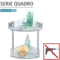 Vacuum-Loc Eckregal Quadro 2 Etagen*Wenko Best