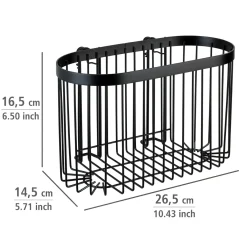 Wenko Wandablage Classic Plus schwarz