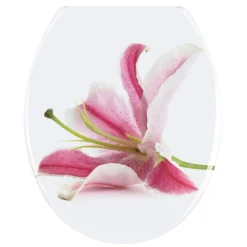 Wenko WC-Sitz Orchid antibakteriell
