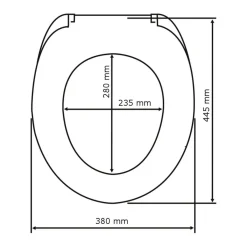 WC-Sitz Soda antibakteriell^Wenko Clearance