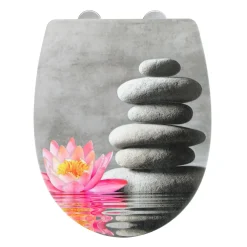 WC-Sitz Water Lily mit Relief^Wenko Clearance