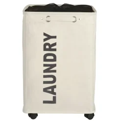 Wenko Wäschesammler Quadro beige 79 l