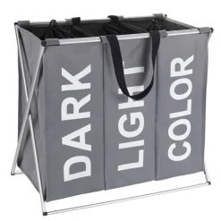 Wäschesammler Trio grau 130 l*Wenko Sale