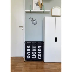 Wenko Wäschesammler Trio schwarz 118 l