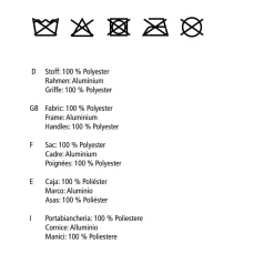 Wenko Wäschesammler Trio schwarz 118 l