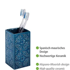 Wenko Zahnputzbecher Cordoba blau
