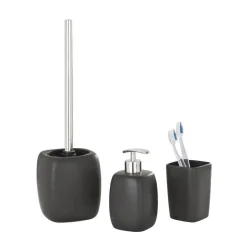 Zahnputzbecher Faro schwarz^Wenko