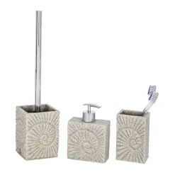 Zahnputzbecher Fossil beige*Wenko Discount