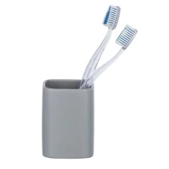Zahnputzbecher Hexa grau*Wenko Online