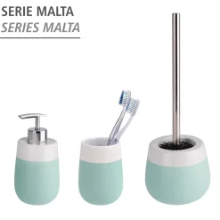 Zahnputzbecher Malta mint/weiß*Wenko Hot