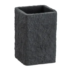 Wenko Zahnputzbecher Villata grau