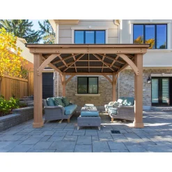 Westmann Pavillon Devon 1212 365,76x365,76x320,04cm Natur