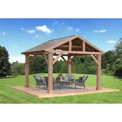 Pavillon Yukon 1412 426,72x365,76x330,18cm Natur*Westmann Hot