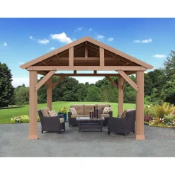 Pavillon Yukon 1412 426,72x365,76x330,18cm Natur*Westmann Hot
