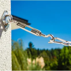 Befestigungsset für Sonnensegel 2 x Spannanker 2 x Karabinerhaken 4 x Halteösen Edelstahl*Windhager Online