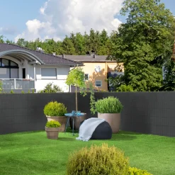 Zaunblende 1,8 x 25m anthrazit Rolle^Windhager