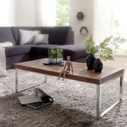 Couchtisch „Sheesham“, 120x60x40 cm*Wohnling