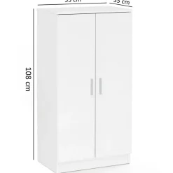 Schuhschrank „Martin“, weiß*Wohnling Online