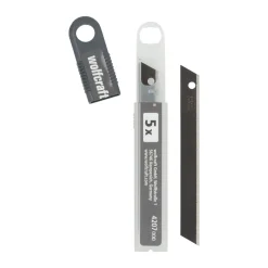 5 Profi-Sharp-Abbrechklingen 9 mm schwarz*Wolfcraft New