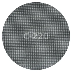 Wolfcraft 5 Haft-Schleifgitter für Gipskarton Durchmesser 225 mm Körnung 220