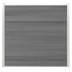 WPC-Steckzaun-Element Cora Line 179 x 14 cm grau* Sale