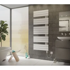 Elektrischer Handtuchwärmer P2-Open 1720 x 500 mm 900 Watt Typ 2 Weiß^Ximax Hot