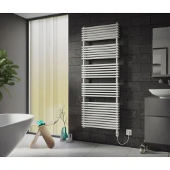 Elektrischer Handtuchwärmer Tec Duplex 1838 x 600 mm 600 Watt Typ 2 Weiß*Ximax Clearance