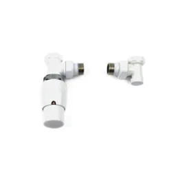 Ximax Heizkörper Zubehör Thermostatset Elegant Eck-Ausführung 16 mm Weiß